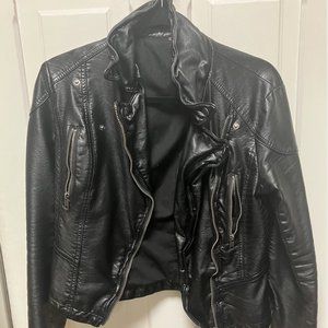 Free People Faux Leather Jacket